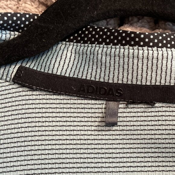 Adidas Dark Grey Polka Dot Golf Polo Shirt - Size Large - Picture 5 of 11